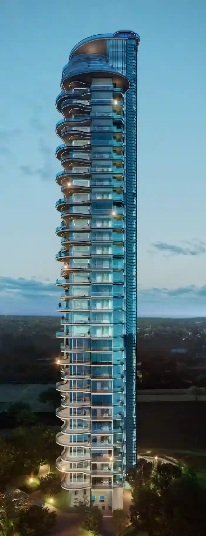 Triplex Penthouse Floor Plan Schematic