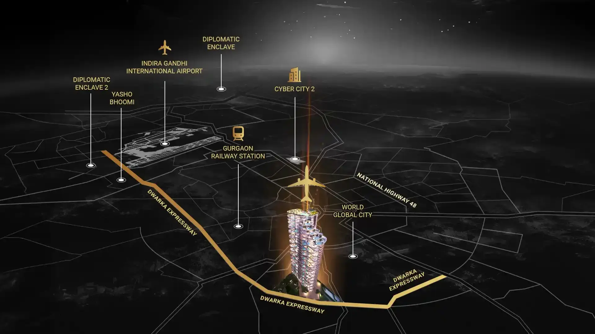 MVN Aero One Location Map